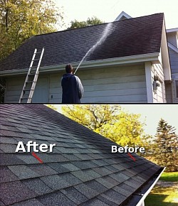 Blue Water soft Wash Roof And Exterior Cleaning In Lexington Michigan