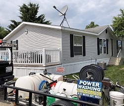 Mobile home power washing in saint clair mi - Blue Water Soft Wash