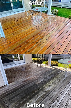 deck cleaning and sealing in fort gratiot michigan