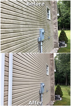 Siding cleaning in Lexington Michigan Cottage Country