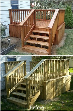 deck power washing in lexington mi | Blue Water Soft Wash