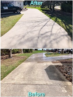 driveway pressure washing in lexington michigan | Blue Water Soft Wash