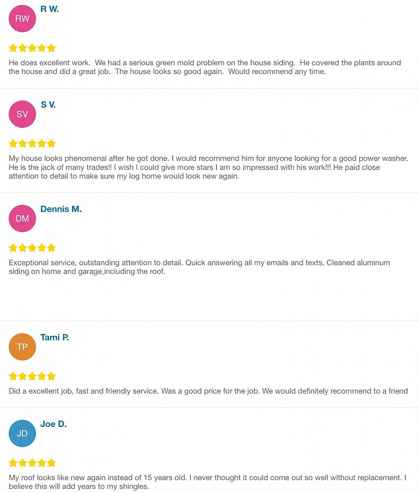 blue water soft wash reviews
