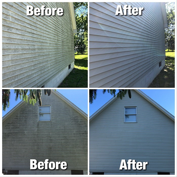 siding pressure washing in port Huron Michigan