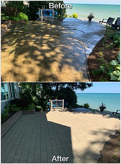 Paver cleaning in port Sanilac michigan